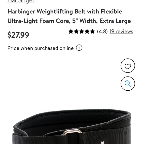 Harbinger weight lifting belt - Picture 5 of 5